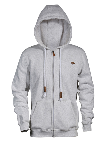 fleece hoody jacket with kangoroo pocket at front