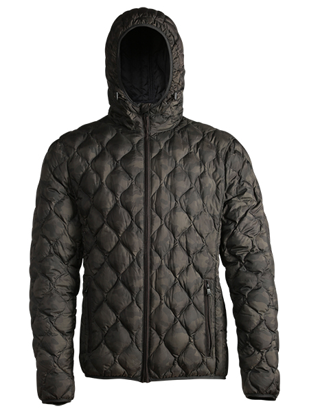 Men's Quilted jacket with hood