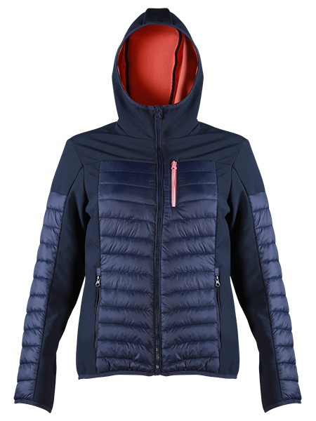 Women's Hybrid jacket with hood