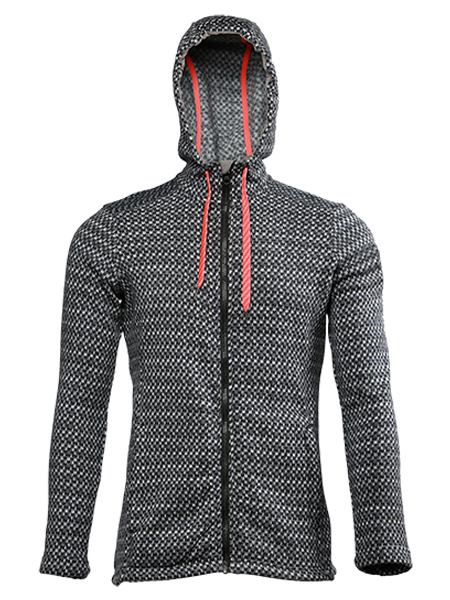 men's fleece jacket with hood