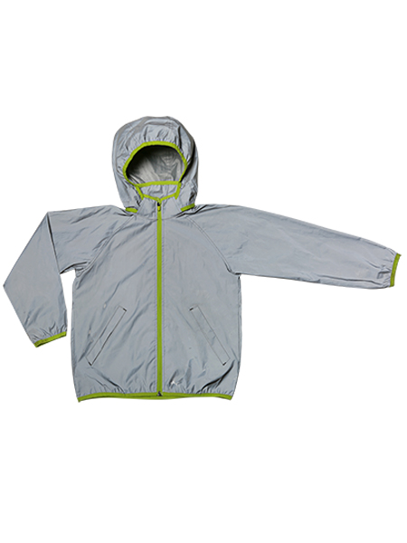 kid's reflective jacket with hood