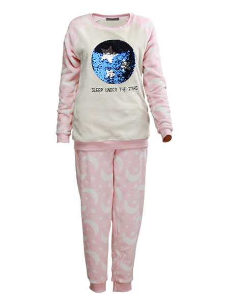 women's fleece pyjama set