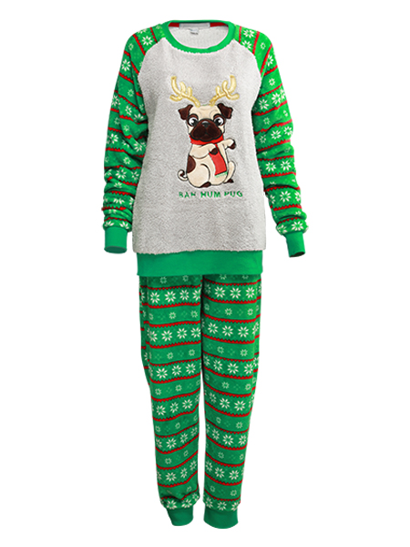 women's fleece pyjama set