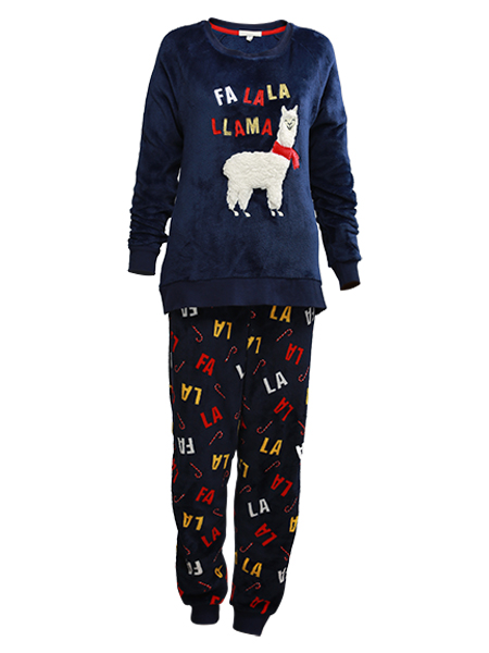 women's fleece pyjama set