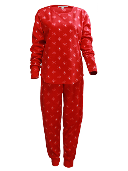 women's fleece pyjama set